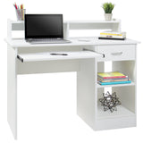 Commercial Home Computer Laptop Work Station Desk Table w/Removable Shelf Divider