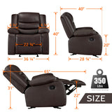 Oversized Rocker Recliner Chair - Comfy Wide Lazy Boy Recliner Chair