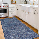 Machine Washable Area Rug Runner - Living Room Bedroom Bathroom Kitchen Entryway