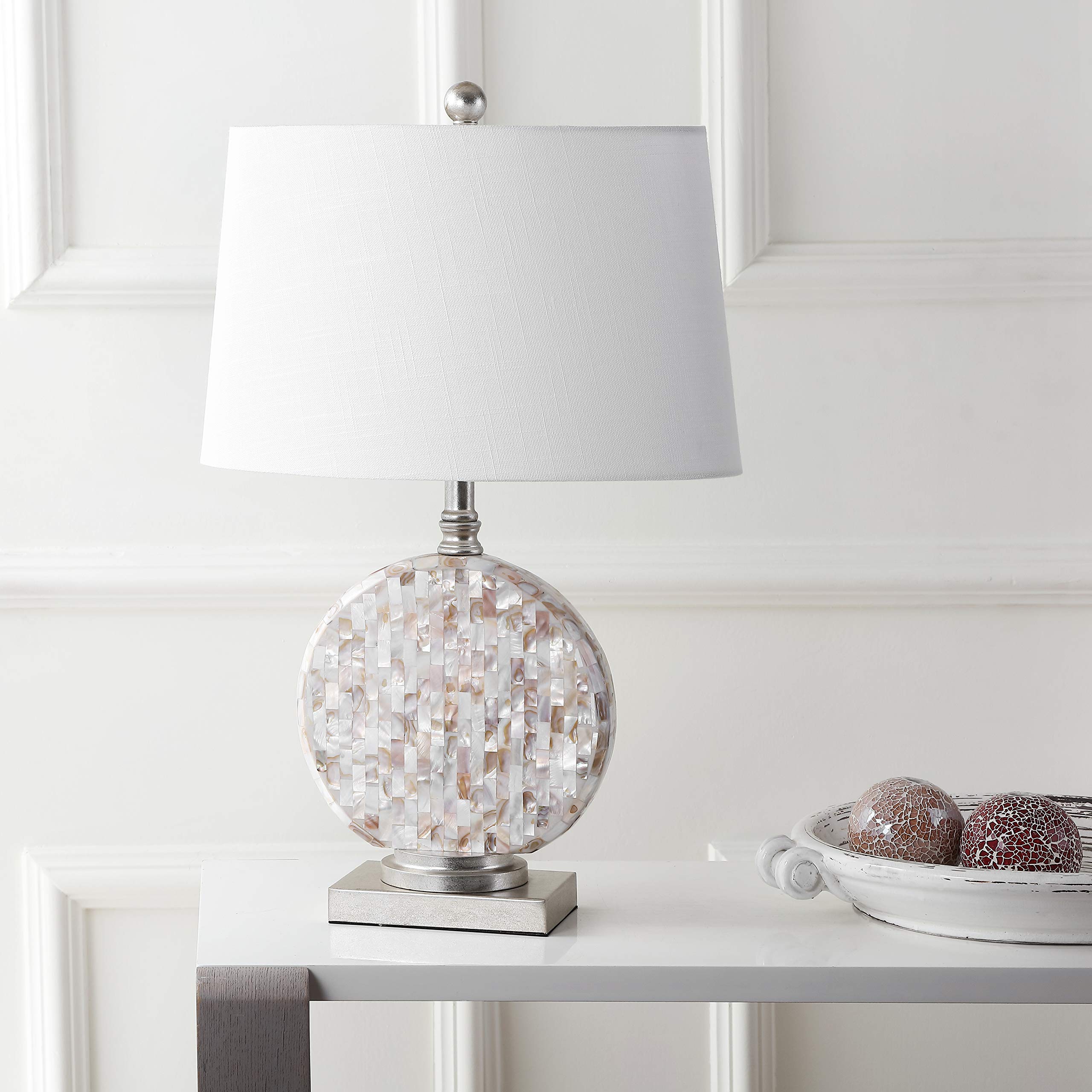 JYL1050A Dennis 24" Seashell LED Table Lamp Coastal Traditional Bedside