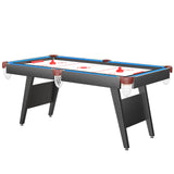 3 in 1 Billiard Table, 65.75" Multi Game Table Includes Pool Table and Table Tennis