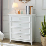 White Dresser for Bedroom, White 7-Drawer Dresser, Modern 7 Chest of Drawers