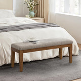 Upholstered Entryway Bench for Bedroom for End of Bed, Dining Bench