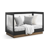 James Acrylic 4-in-1 Convertible Crib - Greenguard Gold Certified,