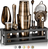 Mixology Bartender Kit Bar Set | 16-Piece Cocktail Shaker Set | Martini Barware Mixing