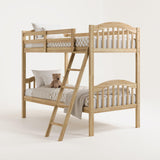 Long Horn Twin-Over-Twin Bunk Bed (Natural) - GREENGUARD Gold Certified