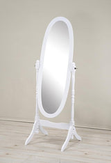 queen Anna Style Floor Cheval Mirror, Pink