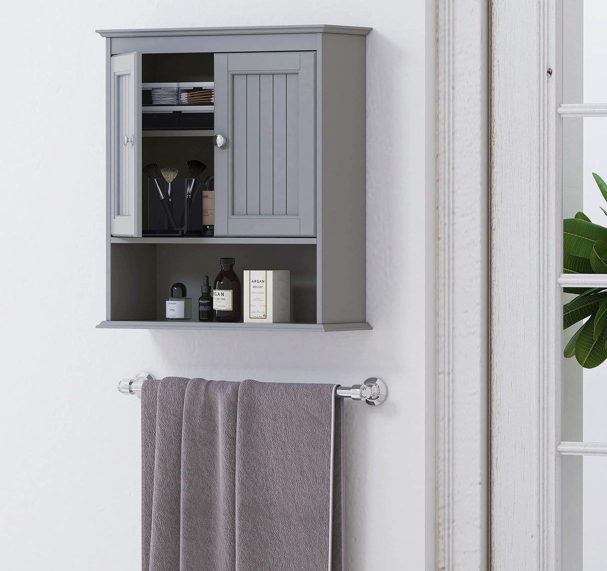 Bathroom Wall Cabinet, Wall Mounted Medicine Cabinet Organizer