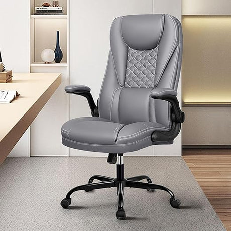 Office Chair, Big and Tall Office Chair Executive Office Chair Ergonomic Leather Chair