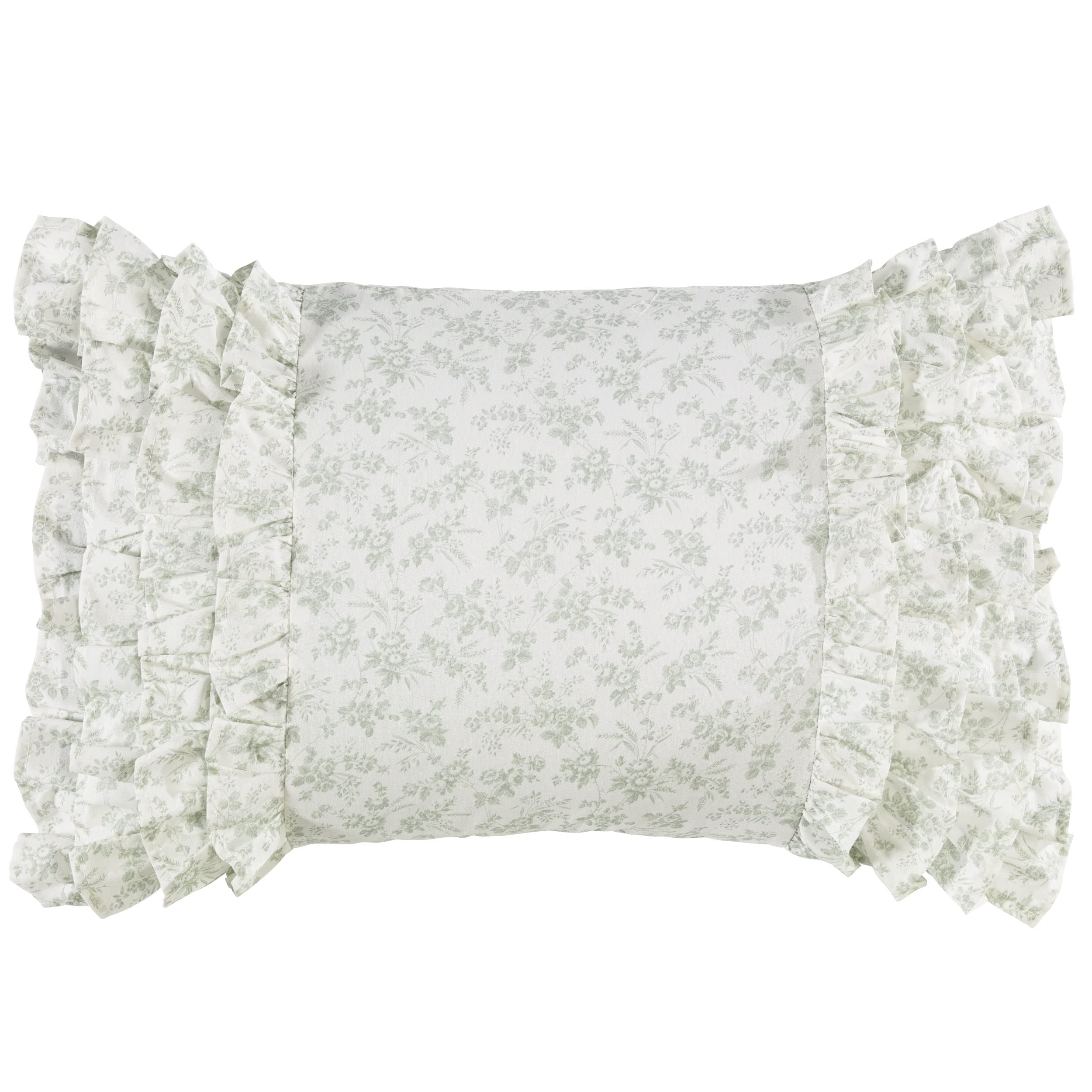 King Comforter Set, Reversible Cotton Bedding with Matching Shams & Bedskirt, Stylish