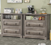 2 Drawer File Cabinet, Farmhouse Filing Cabinet