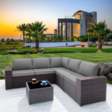 Waterproof Outdoor Patio Set, Modern All-Weather  Patio Furniture Sets