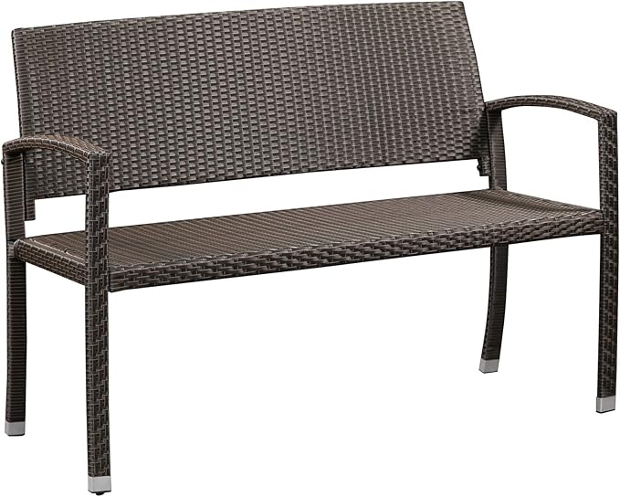 Miles Patio PU Wicker Steel Frame