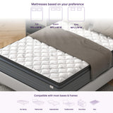 Isabella Hybrid Pillow Top King Mattress, Medium Firm Support, Motion Isolation