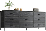 9 Drawer Dresser, 47 Inch Dresser TV Stand for 50, 55 Inch TV, Entertainment Center