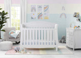 Lancaster 4-in-1 Convertible Baby Crib, Bianca White