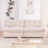 80" Chenille Cloud Deep Seat Overstuffed Couches for Living Room, Cozy Comfy Cloud