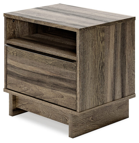 Sign Shallifer Traditional 1 Drawer Nightstand