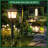 Solar Lights Outdoor Pathway 8 Pack, Yard Lights Outdoor Solar Powered Solar Landscape (Copy)