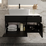 31.5 Inch Bathroom Vanity with Sink Combo, Floating Bathroom Vanity