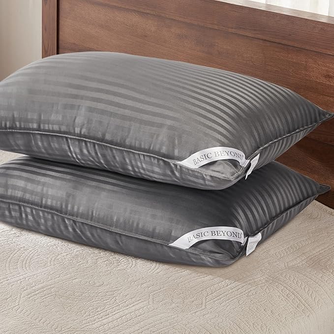 King Size Pillows for Sleeping - Soft Down Alternative Pillows Luxury Hotel Collection Bed Pillows Set of 2