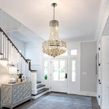 Crystal Chandelier, Modern Hanging Chandelier Light Fixture Empire Chandelier