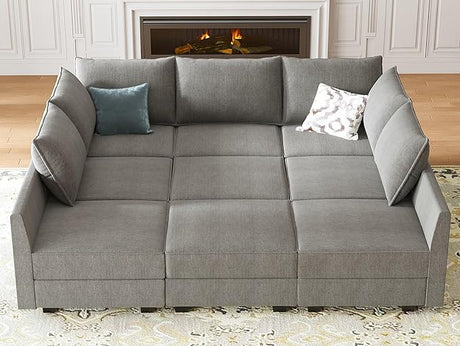 Modular Sectional Sleeper Sofa with Storage Reversible Modular Sofa Couch