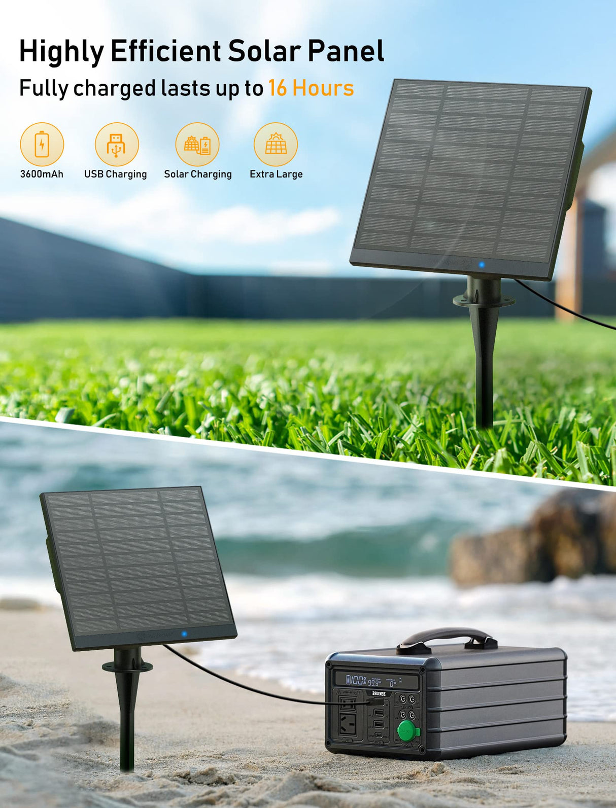 116FT Solar Lights Outdoor Waterproof with Remote, G40 Patio Lights