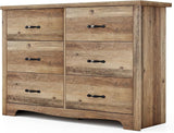 7 Drawers Dresser for Bedroom, Wood Bedroom Dresser Modern Drawer Chest