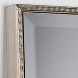 Empire Art Direct Traverse Modern Cheval, Floor Mirror Solid Wood Frame Covered with Beveled Clear MirrorPanel, 64" x 1.3" x 18"