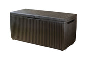 Springwood 80 Gallon Resin Outdoor Storage Box for Patio Furniture Cushions and Garden