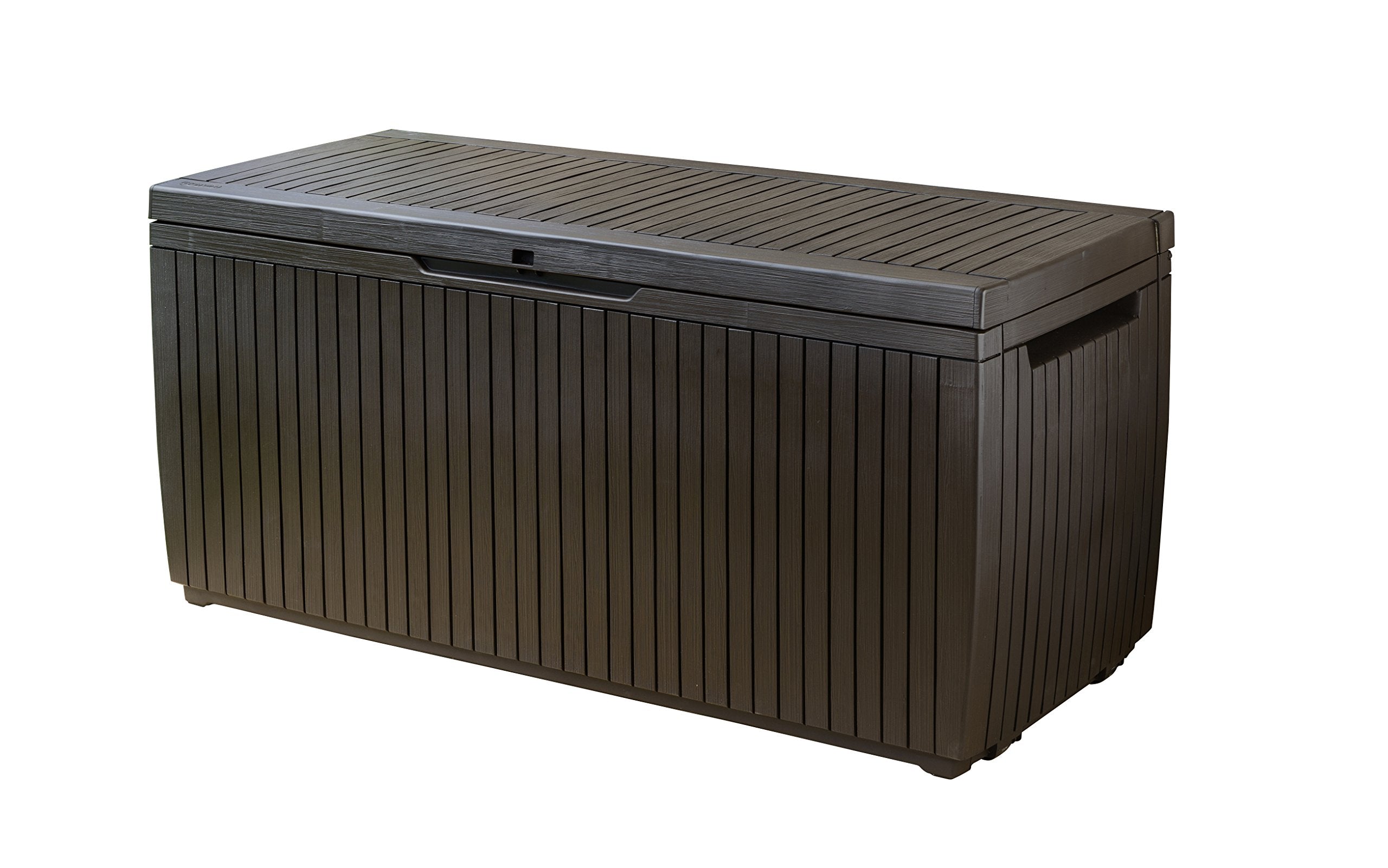 Springwood 80 Gallon Resin Outdoor Storage Box for Patio Furniture Cushions and Garden