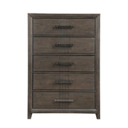 Brown Wali 51 Inch Tall Dresser Chest, 5 Drawer