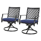 Outdoor Dining Chairs with Cushion Set of 2