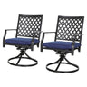 Outdoor Dining Chairs with Cushion Set of 2