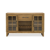 Sherbana Minimalist Dining Server with Reversible Wine Rack