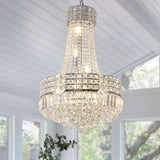 Crystal Chandelier, Modern Hanging Chandelier Light Fixture Empire Chandelier