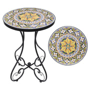 Outdoor Side Table Mosaic Patio Table Accent Tables