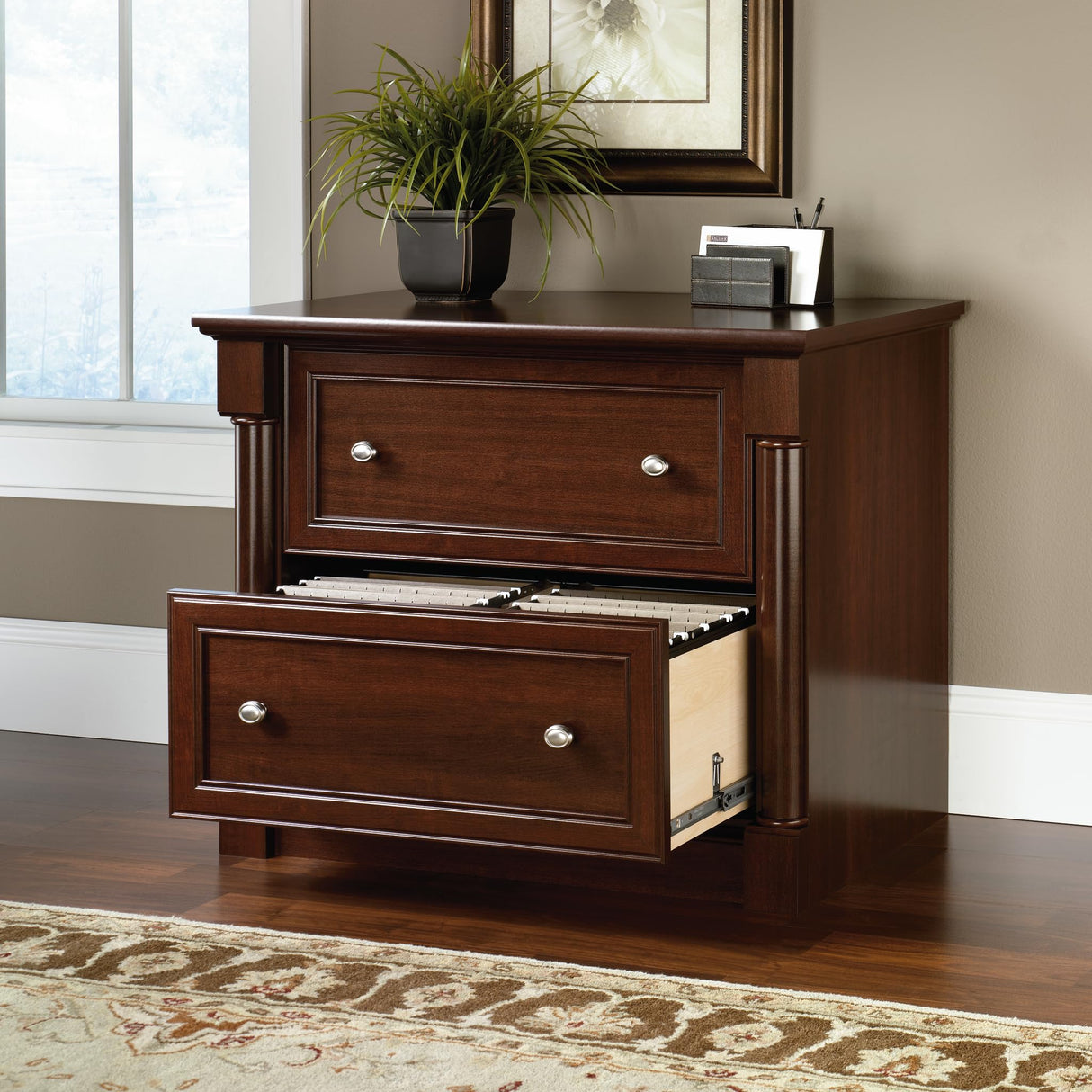 Palladia Lateral File, L: 36.81" x W: 22.01" x H: 29.62", Select Cherry finish