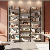 Aspen Post Library w/Doors, Pebble Pine Finish