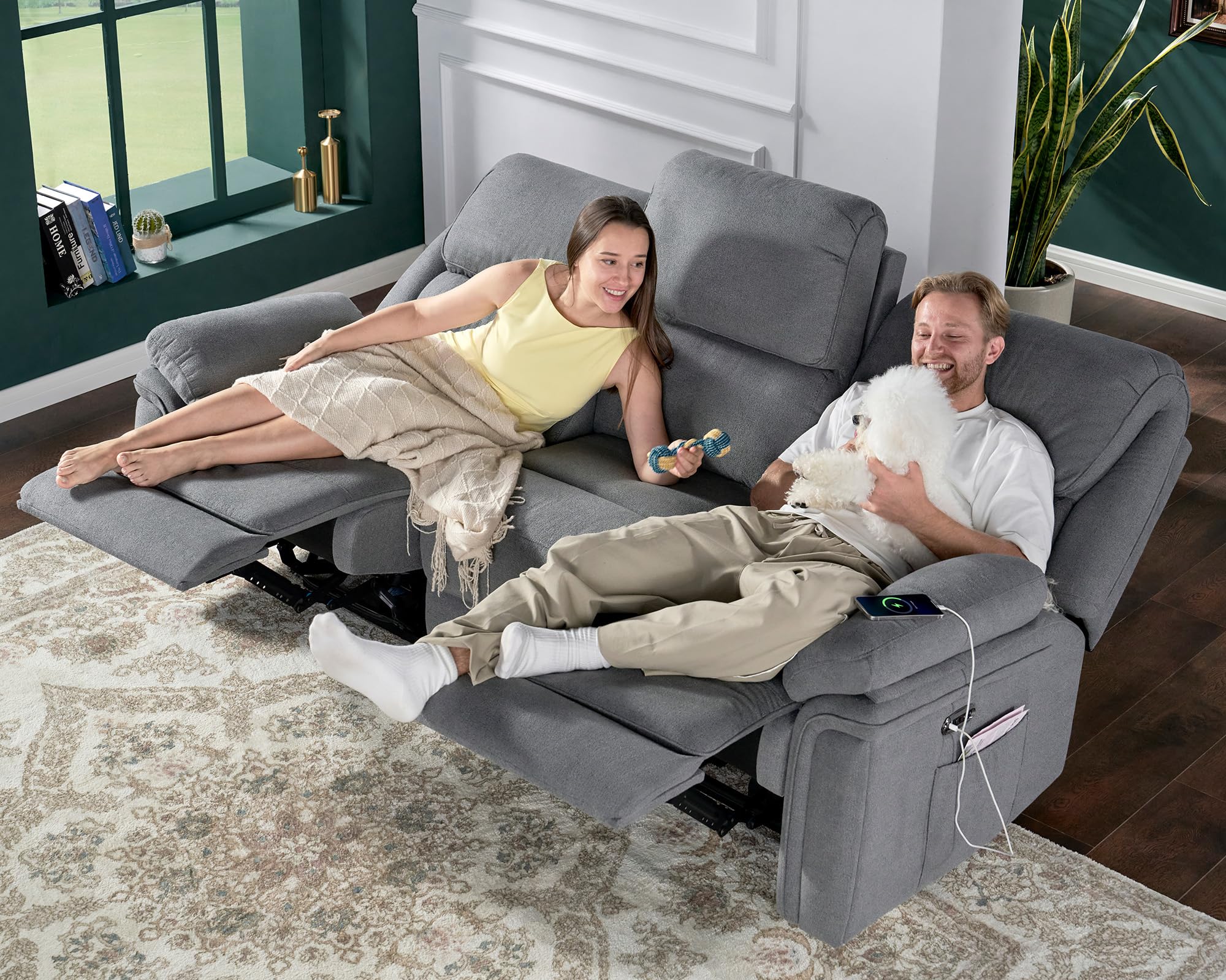 Power Reclining Sofa with Type-C & USB Charging Ports