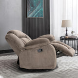 Recliner Chairs for Adults Manual Reclining Sofa Chair Oversized Swivel Rocking Recliner