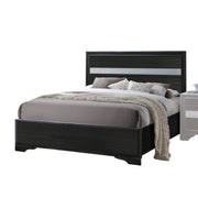 Naima Full Panel Bed in Black
