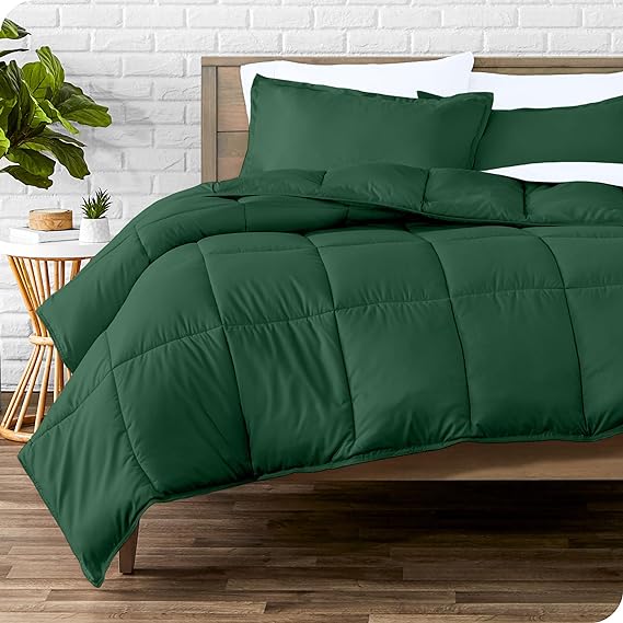 Comforter Set - Queen Size - Ultra-Soft - Goose Down Alternative