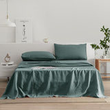Linen Sheets Set King Size,100% French Stonewash Pure Linen Sheets Set,4Pieces
