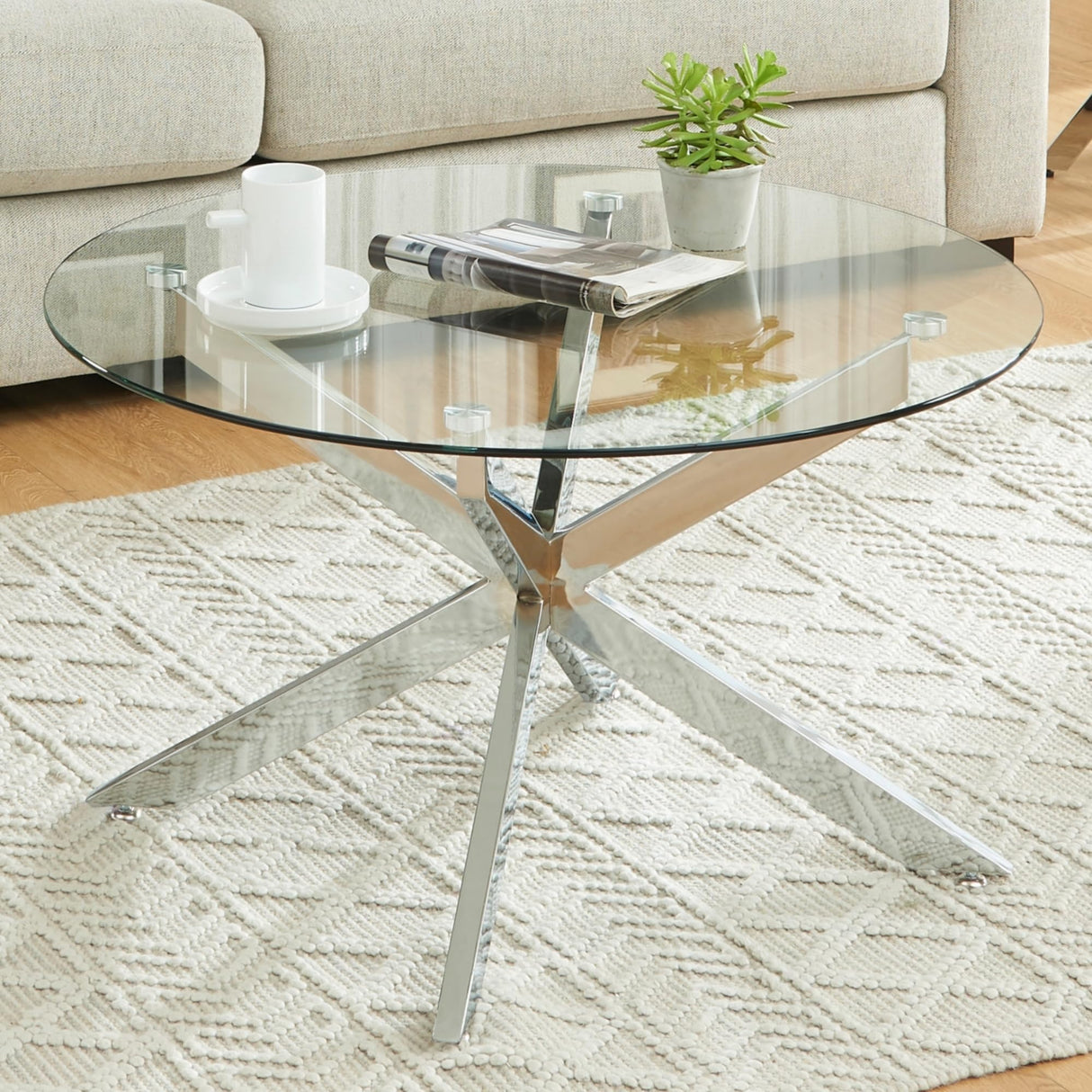 Coffee Tables for Living Room, Home Office, Modern & Simple Center Table