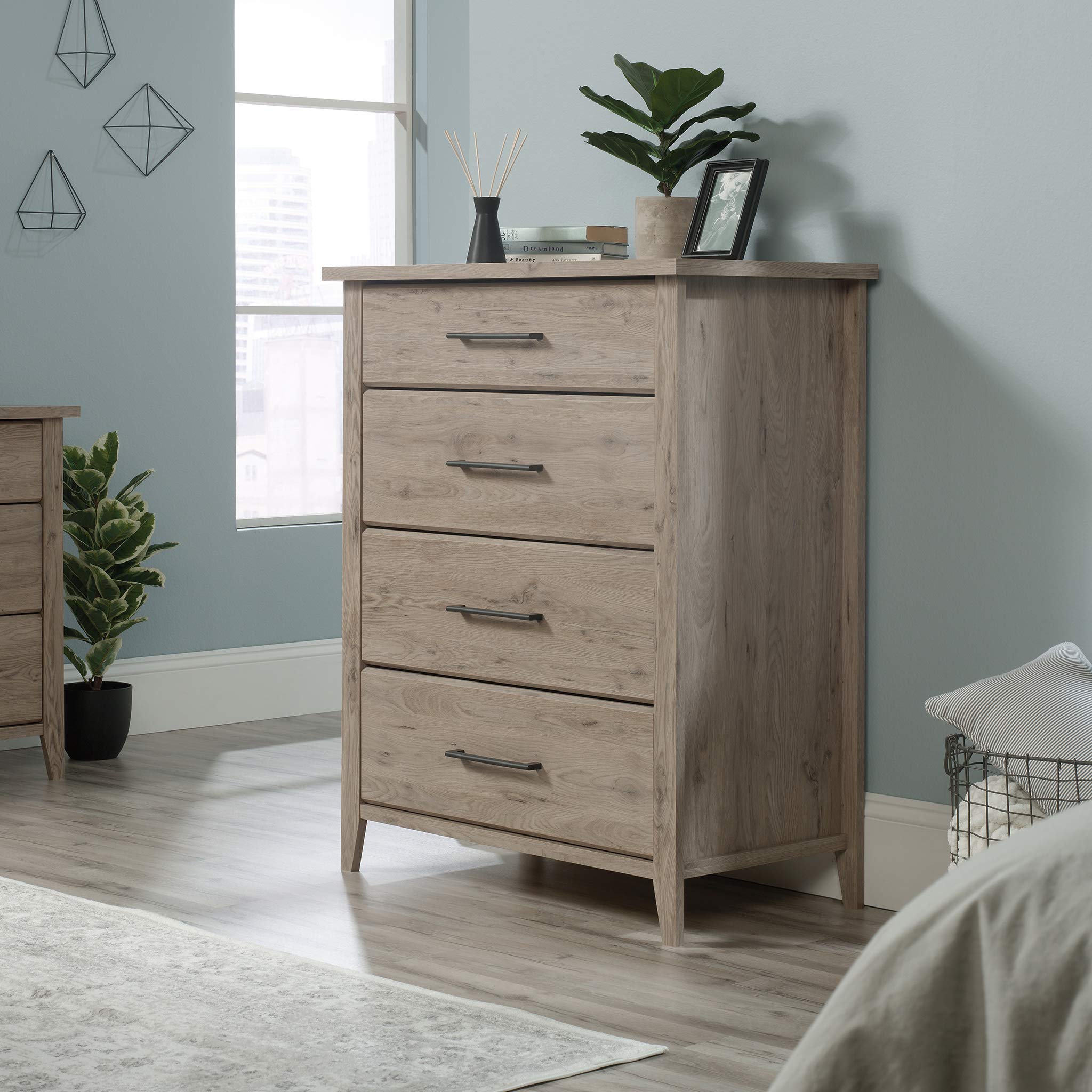 Summit Station 4-Drawer Chest,  Laurel Oak finish