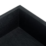 Home Collection Opal Black 2-Drawer Console Table