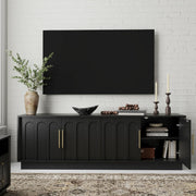 67" Modern TV Stand for 75 Inch TV with Adjustable Shelves