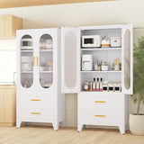 Metal Garage Storage Cabinet, Kitchen Pantry Storage Cabinet with 2 Drawers and 2 Adjustable